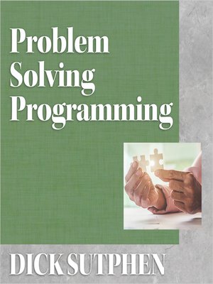cover image of Problem Solving Programming